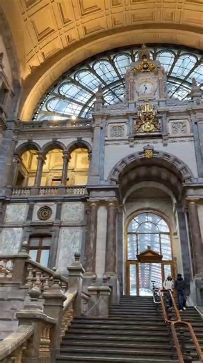 Welcome to Antwerp Central Station – often called the Railway Cathedral for its breathtaking design. 📍 Located in the heart of Flanders, this station isn’t just a travel hub – it’s a world-class landmark. ✅ Voted one of the most beautiful train stations in the world. ✅ Officially inaugurated in 1905, a true masterpiece with a stunning dome and intricate stonework. Whether you’re arriving by train or just exploring, this is a must-see spot for every visitor! | Visit Flanders
