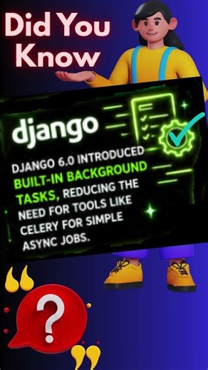 django Facts in 2026 🚀 | Future of Python Web Development#shorts #python #ai #tech #coding #facts