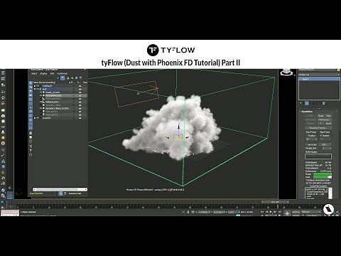 tyFlow (Dust with Phoenix FD Tutorial) Part II