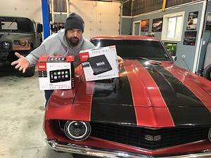 Boss Audio RIOT Amp install 1969 Camaro R2504 and Boss Elite BE10ACP