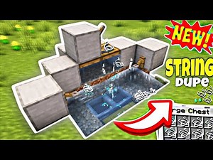 Minecraft 1.21 EASY UNLIMITED STRING DUPLICATION Glitch Farm (Bedrock/PE/Java)