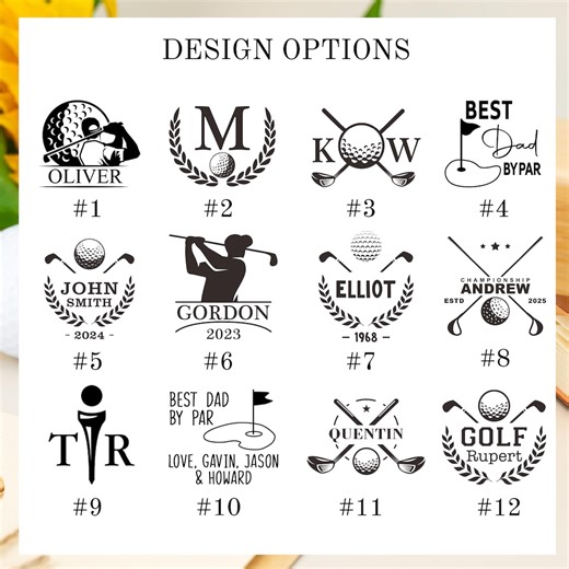 Personalized 12 Designs Golf Ball Stamp, Custom Name Golf Ball Stamp, Golf Ball Marker, Custom Golf Ball Stamp, Golf Accessory, Sports Gifts - Etsy Australia