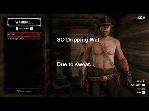 RDR 2- How to get Arthur Shirtless ( Without mods )
