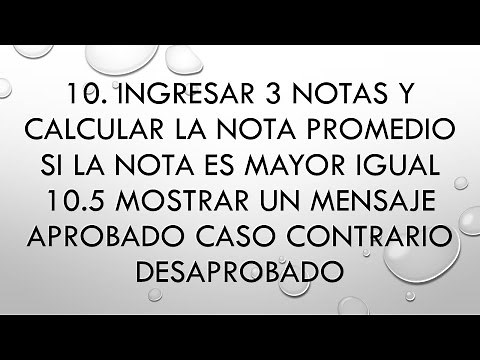 Ejercicio 10 DEV C++ .Ingresar 3 notas y calcular la nota promedio si la nota es mayor igual 10.5...