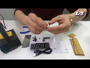 【實習套件系列】製作 OK-007 LED 數字電子鐘 ｜堃喬小學堂