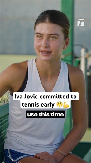 Iva Jovic turned a roadblock into an opportunity. #tennis #tennisplayer #ivajovic