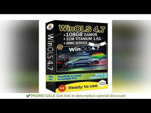 4 in 1 Winols 4.7 Full Activated +108GB Damos Windows 7 10 11 No virtual Multi-language +ECM TITANIU