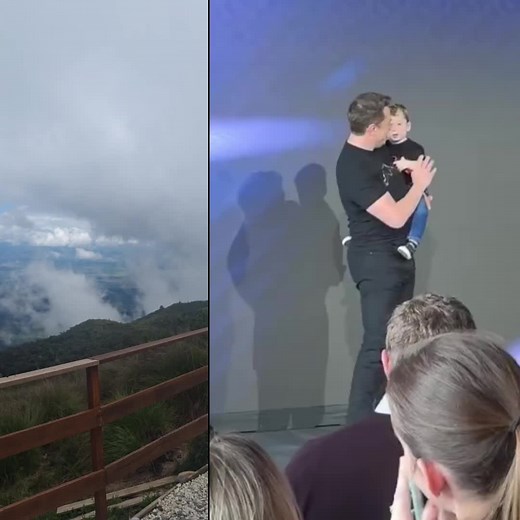 Elon Musk brings baby X everywhere. #tesla #elonmusk #tsla