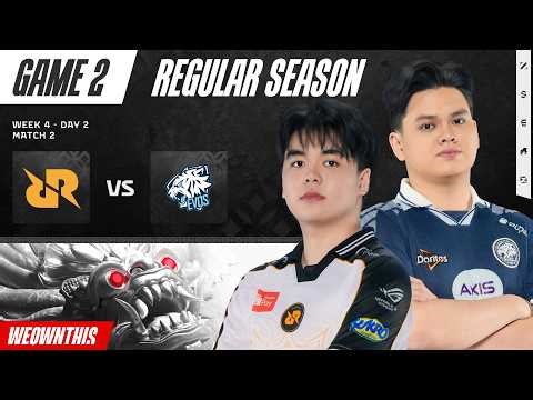 RRQ vs EVOS | Regular Season Week 4 Day 2 | Game 2 | #MPLIDS17