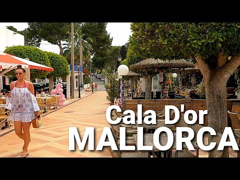 🇪🇦Cala D'OR | One of the MOST BEAUTIFUL VILLAGES of MALLORCA island 🏝 Spain 2024 4K
