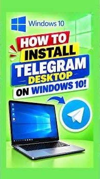 How to Install Telegram Desktop on Windows 10! #Shorts #windows11