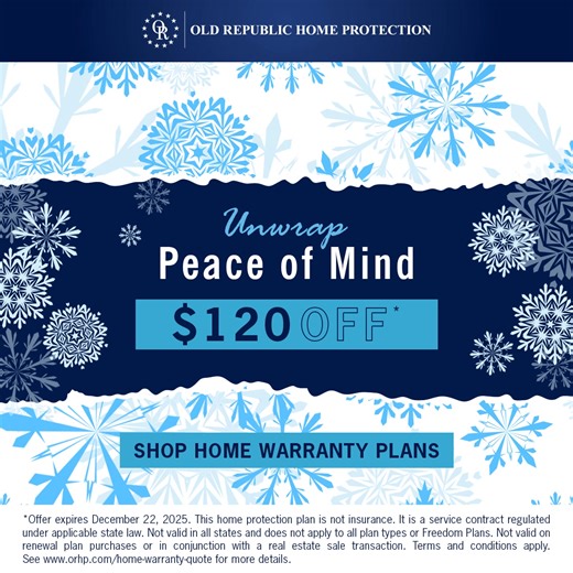 For a limited time this holiday season, save $120 off our fawn-tastic Deluxe and Elite home warranty plans and enjoy the season knowing your major systems and appliances are covered! Shop and save. | Old Republic Home Protection