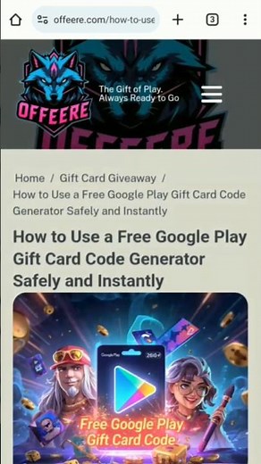 How to Use a Free Google Play Gift Card Code Generator #googleplay