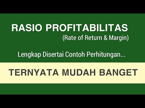 Rasio Profitabilitas disertai dengan contoh perhitungannya