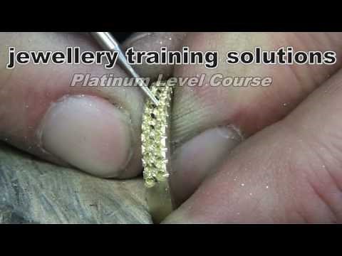 Micro pave setting 2 row