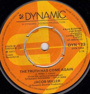 Jacob Miller - The Truth Has Come Again