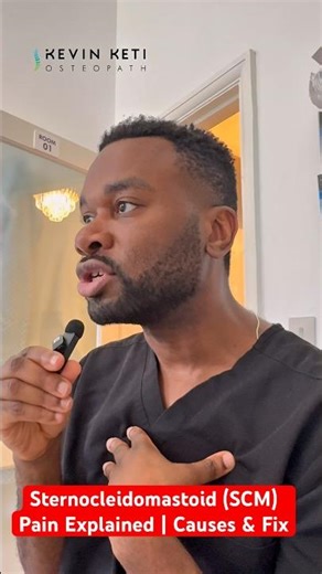 Sternocleidomastoid (SCM) Pain Explained | Causes & Fix #neckpain #fyp