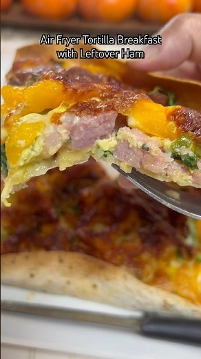 PERFECT Way to Use LEFTOVER HAM | Air Fryer Breakfast Idea