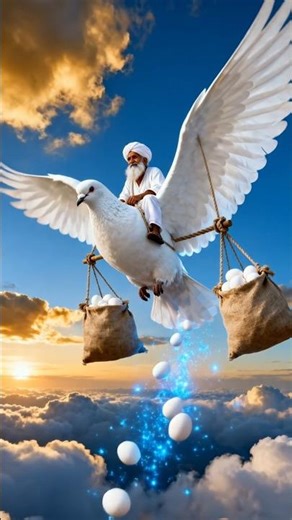 কবুতরের ডিম বিক্রি করে ধনী হলেন গরিব দাদু 😭 #ai #cartoon #pigeon #shorts #ytshorts #grandfather