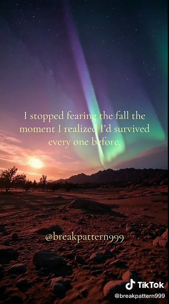 I stopped fearing the fall the moment I realized I’d survived every one before. #motivational #selfesteemboost #selfawareness #healingjourney #toxichabits