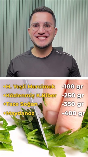 Kilo verdiren akşam yemeği , yedikçe kilo verdiren kombin