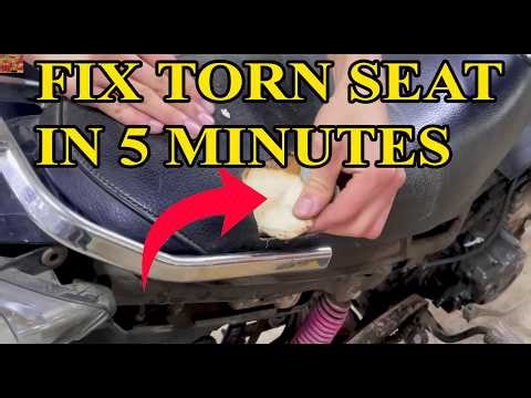 Don't reupholster your bike seat! Here are some tips to restore your old seat so it lasts for years!