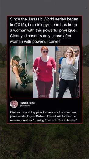 The Real Reason the T-Rex Was Chasing Her... 👇