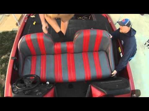Ranger Bass Boat Seat removal and install