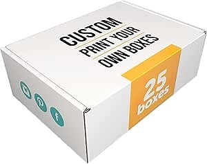 Custom Shipping Box With Your Design (8x6x3)