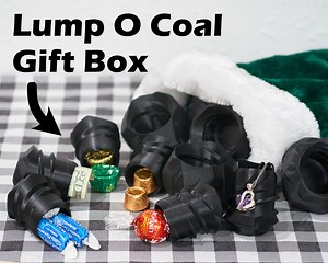 Lump O Coal Christmas Gift Box - Etsy