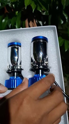 Lampu LED Y9 H4 Mini Projector Pasang 2pcs | Terang & Ada Kipas