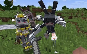 我的世界突变人形机器人模组，能驯服保护玩家的安全 魔哒解说