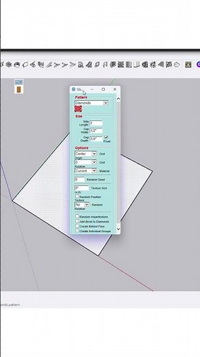 sketchup tips / place tiles on surface using THIS PLUGIN / sg FLOOR GENERATOR PLUGIN