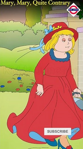 Mary Mary Quite Contrary Poem #kidscartoon #kidssongs #toddlersongs