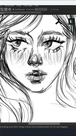 왕초보를 위한 얼굴 그리기 쉬운 튜토리얼 | 디지털 아트 단계별 가이드 #디지털아트 #384 #DigitalArt #DrawingTips