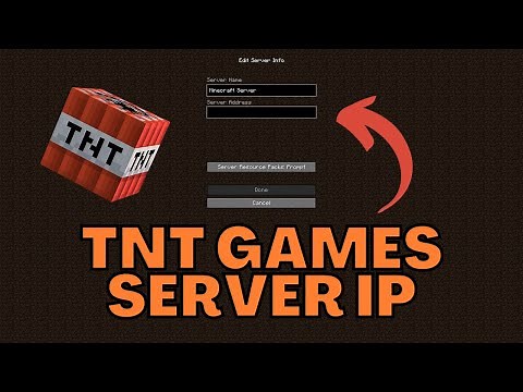 Minecraft TNT Games Server IP Address
