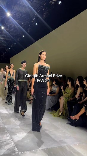 Pearls of Elegance: Giorgio Armani Privé F/W 24 Collection Showcase