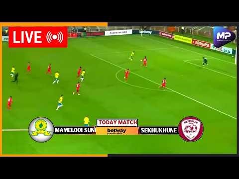 🔴MAMELODI SUNDOWNS Vs SEKHUKHUNE |TODAY BETWAY PREMIERSHIP 2025/26| THROUGH FOTMOB MINUTES.