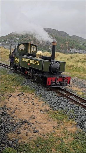 Yeo at Barmouth Ferry on the Fairbourne Minature Railway #railway #shortsvideo