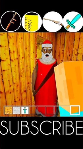 Santa Granny Vs All Weapons 🔥🤯 | granny game game game game | #shorts #granny #gaming