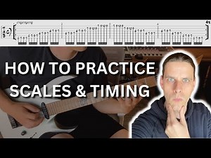 GUITAR CHOP BUILDER | Play along Scale Practice for #guitar