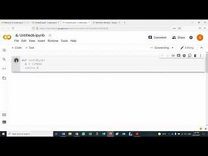 Python: Functions with Colab