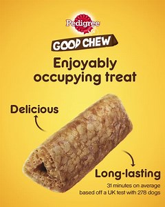 47K views · 305 reactions | No more shoes, sticks, or furniture—just NEW Pedigree Good Chew! 殺 Give your dog this delicious and long-lasting treat to sink its teeth into instead and enjoy being worry-free from damaged teeth and an upset tummy.  Available now at Pet shops and online stores.  Shopee: https://bit.ly/3OtXgaX  Lazada: https://bit.ly/3QISsAq #GoodbyeBadChew Choose #PedigreeGoodChew #AChewYouCanTrust. | Pedigree Malaysia | Facebook