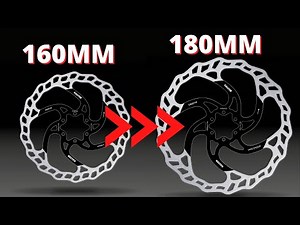TUTORIAL: HOW TO UPGRADE FROM 160MM TO 180MM BRAKE DISC ON A MOUNTAIN BIKE | ALEXPRESS83