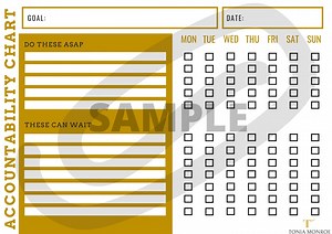 Accountability Chart - Download - Etsy