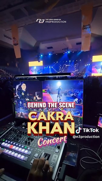 Cakra Khan Concert (Behind The Scene Livefeed MCP) (Any Enquiries Just Click Link At Bio..) #cakrakhan #n3production #livefeed #disebaliktabir #fyp #fypシ #behindthescenes #multicameraproduction #concert