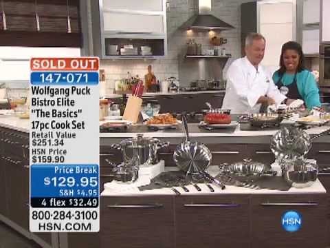 Wolfgang Puck Bistro Elite The Basics 17-piece Cookware Set