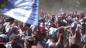 How fans in Buenos Aires celebrated after Montiel’s winning penalty for Argentina 🎥 @El_Futbolesque/Twitter | Juliet Bawuah