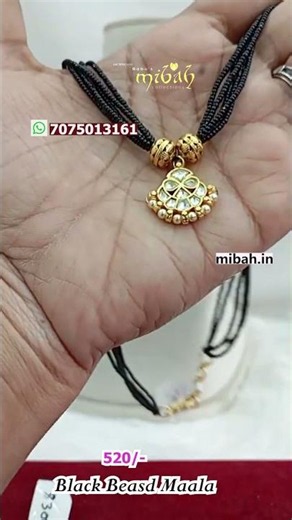 Black Beads Maala