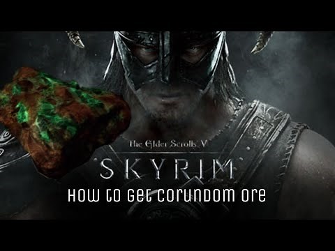 Skyrim Tutorial #3 (How To Get Corundum Ore)